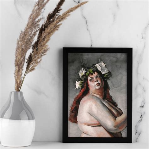 Fat Woman Art - Etsy