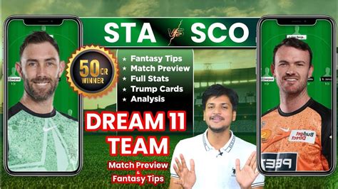 Sta Vs Sco Dream Team Today Prediction Sco Vs Sta Dream Fantasy