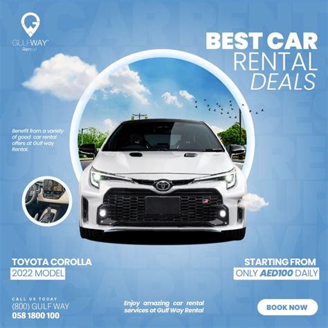 toyota corolla  rental  dubai gulf  rental