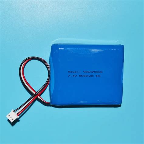 7 4v 5000mah Li Polymer Battery 906475 2s1p 7 4v 5000mah Battery Pack