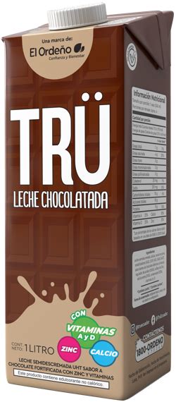 Tr Leche Semidescremada Sabor A Chocolate