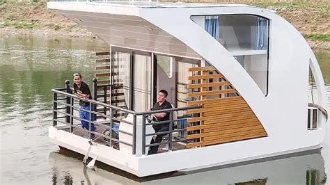 Allhouse Houseboat Luxury Floating Boat Prefab Container Hotel House