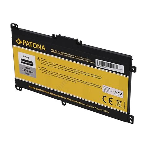 PATONA Batterie HP Pavilion X360 3400mAh Li Pol 11 55V BK03XL Lumimania