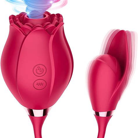 Tongue Red Shape Rose Vibrator Sex Toys For Women Sex Toys And Sex