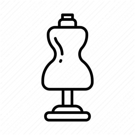 Dressmakers Dummy Sewing Tailor Tailoring Icon