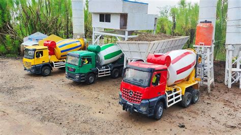 Wow Mobil Truk Molen Beton Mixer Ngecor Jalan Jatuh Terguling Hino