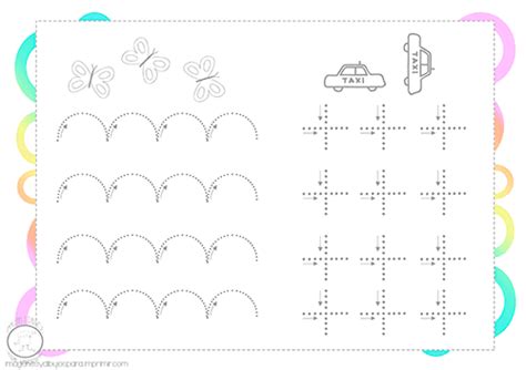 Ejercicios De Grafomotricidad Para Niños De 3 Años Imagenes Y Dibujos Para Imprimir