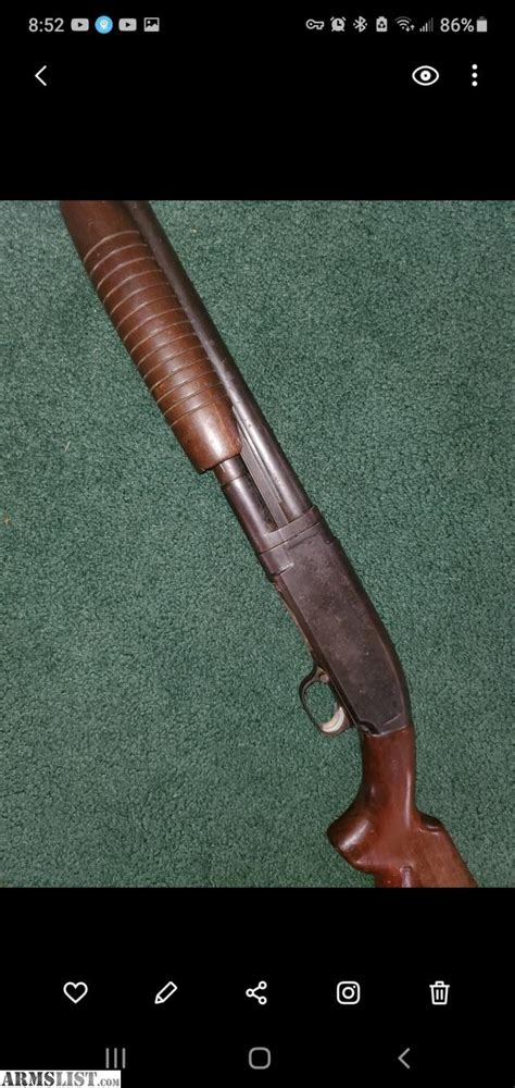 Old Winchester Model 12 Shotgun