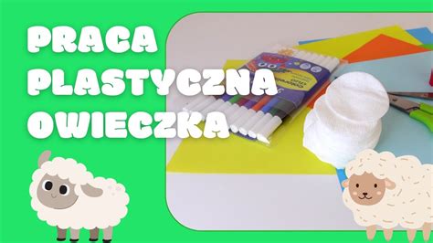 Praca plastyczna Owieczka z płatków kosmetycznych YouTube