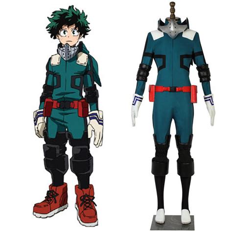 My Hero Academia Deku Izuku Midoriya Fighting Outfit Cosplay Costume