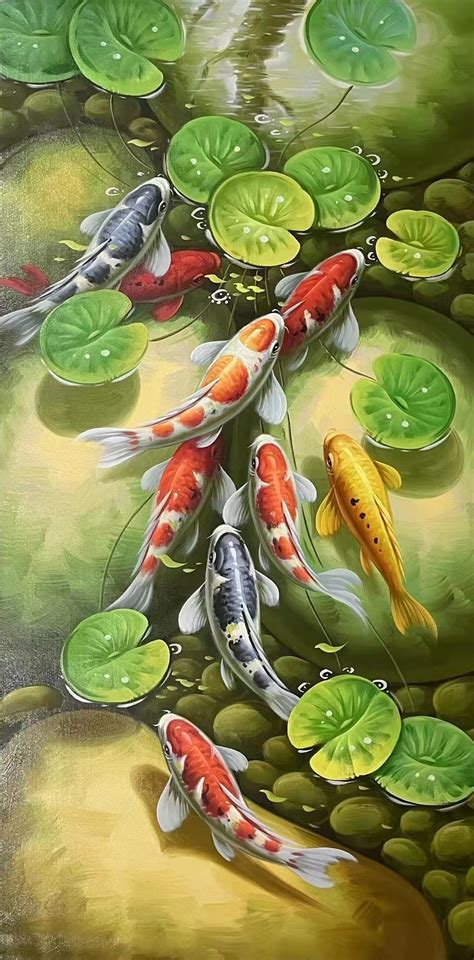 9+ Fish Painting Koi - JennySonyebe