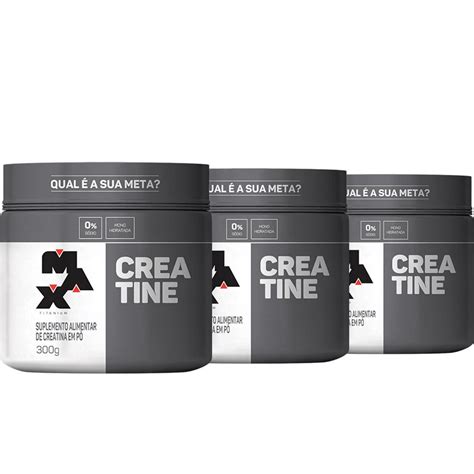 Kit X Creatina Monohidratada G Max Titanium Shopee Brasil