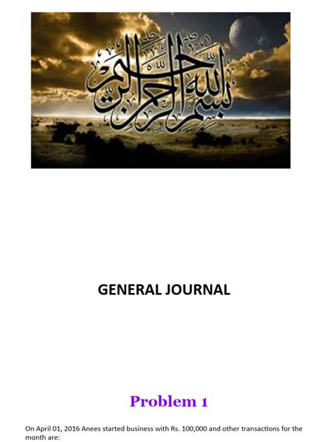 Journal Entries Examples | PDF