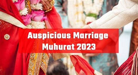 Auspicious Marriage Dates 2023 | Shubh Vivah Muhurat 2023