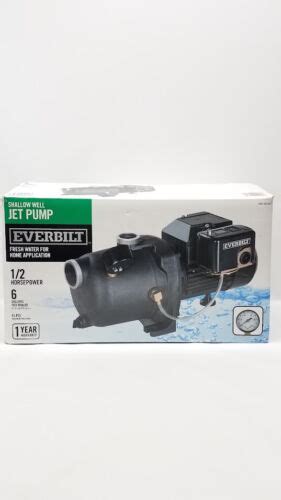 Everbilt 1 2 HP Shallow Well Jet Pump J100A3 EBay