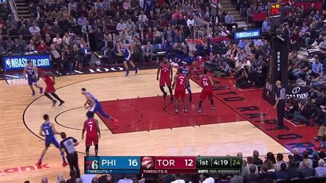 1st Quarter One Box Video Toronto Raptors Vs Philadelphia 76ers Youtube