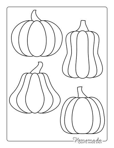 Pumpkin Shape Printable