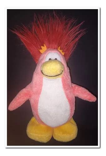 Pink Plush Club Penguin Disney Peluche 20x15 Cms Aprox Cuotas Sin