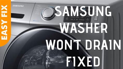 Samsung Washer Drain Pump Easily Fixed Youtube