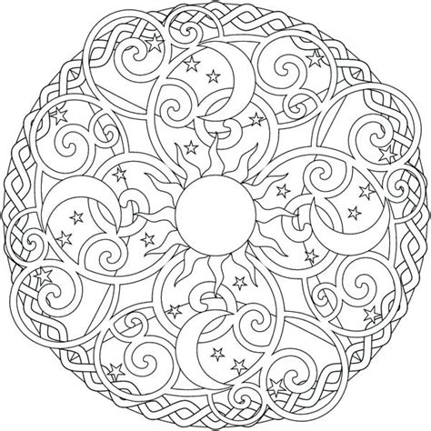 Rose Mandala Coloring Pages at GetDrawings | Free download