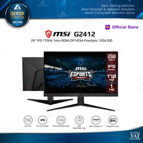 Promo Monitor Led Msi G Ips Hz Ms Hdmi Dp Vesa Freesync