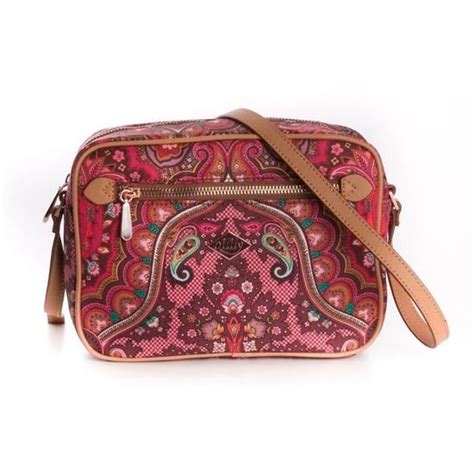 Oilily Paisley Crossover Bag S Cherry [108636] Rose Marron Rouge Cdiscount Bagagerie