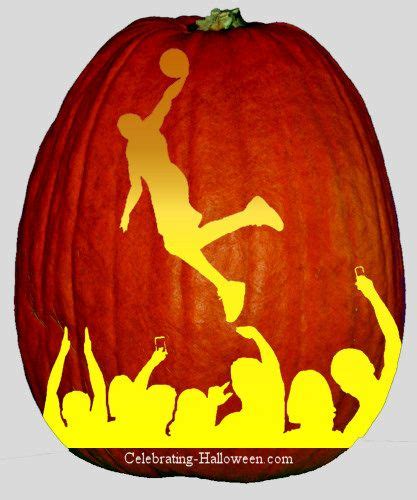 NBA / Basketball Player Pumpkin Carving Stencil | Pumpkin carving ...