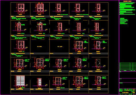 Office Doors In Dwg Cad Library