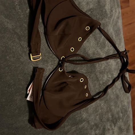 Brown Bikini Top Insta Worthy Bikini Swimwear Depop