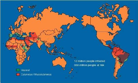 Cutaneous Leishmaniasis Map