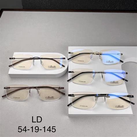 Silhouettes titanium rimless frame glasses eyewear, Men's Fashion ...