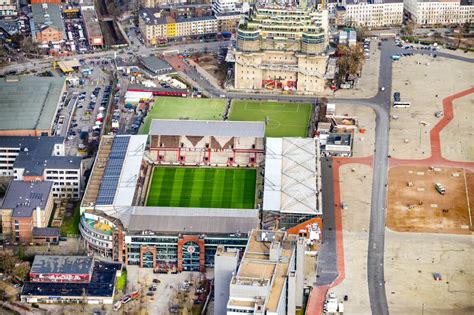 Luftaufnahme Hamburg Sportst Tten Gel Nde Der Arena Des Stadion