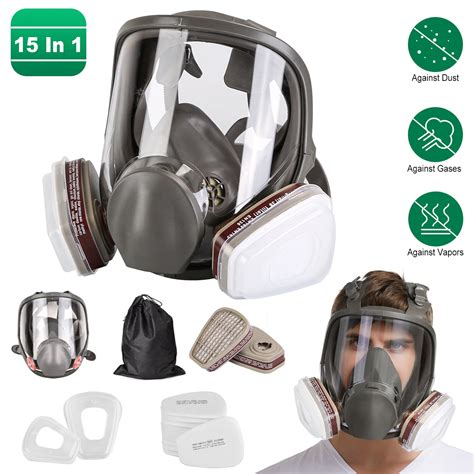 Imountek Gas Mask Anti Fog Full Face Reusable Respirator Mask