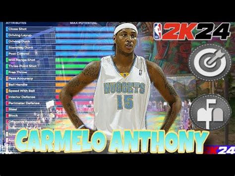 Carmelo Anthony Build Demigod Level Threat In Nba K Youtube