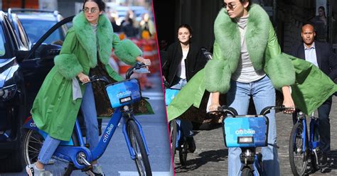 Kendall Jenner Rides Citi Bike In New York