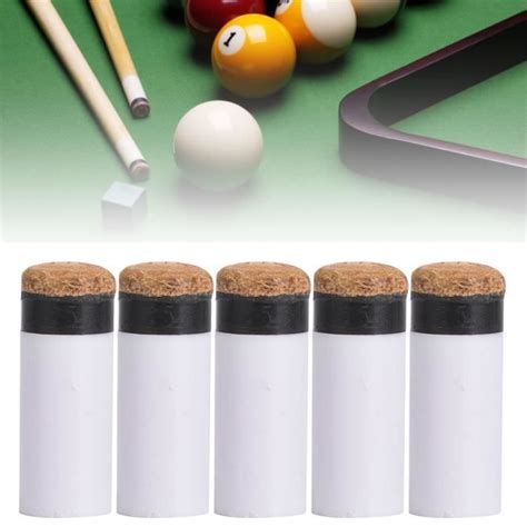 10 PCS Snooker Pool Cue Pole Tip Billard Rod Stick Pcs De Rechange