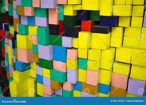 Square Blocks Stock Image Image Of Texture Cube Green 38710525