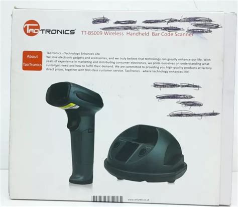 ESCÁNER DE CÓDIGO de barras portátil inalámbrico Taotronics TT BS009