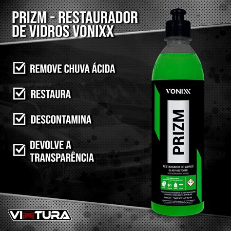 Restaurador de Vidros e Removedor de Chuva Ácida PRIZM Vonixx para