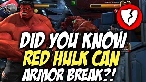 Did You Know Red Hulk Can Armor Break Testing Your Favorite Underrated Synergies 1 Mcoc