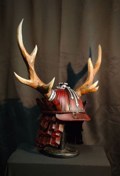 Samurai Horned Helmet Cosplay Costume Etsy Australia