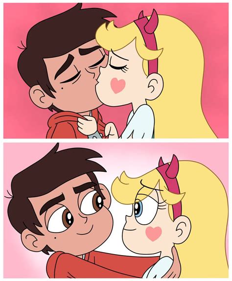 Star And Marco Finally Kiss To Ship Into Starco By Deaf Machbot On