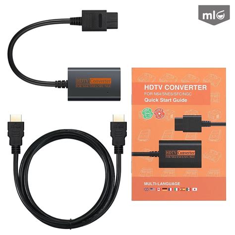 ML N64 To HDMI Converter Adapter With HDMI Cable HDMI Link Cable For