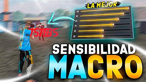 SENSIBILIDAD FREE FIRE CON SEGUIMIENTO A LA CABEZA PARA DAR TODO