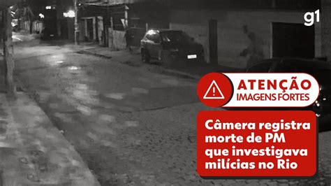 Vídeo Câmera de segurança registra o assassinato da PM que investigava