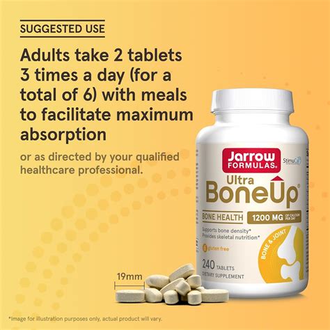 Jarrow Formulas Ultra Bone Up Multinutrient Bone Health Supplement