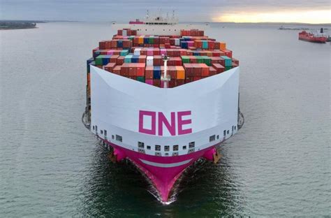 ONE equips another mega container vessel with bow wind shield