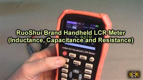 Ruoshui Handheld Lcr Meter Inductance Capacitance And Resistance