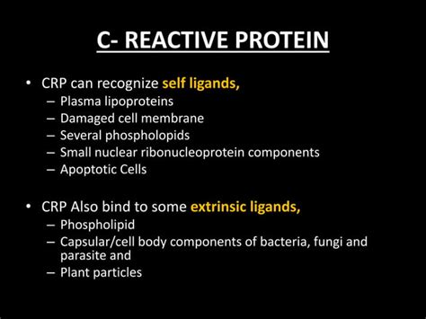 C reactive protein