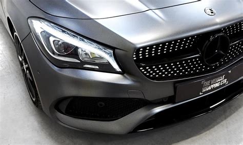 Mercedes Cla M Satin Dark Grey Personal Wrapping Project